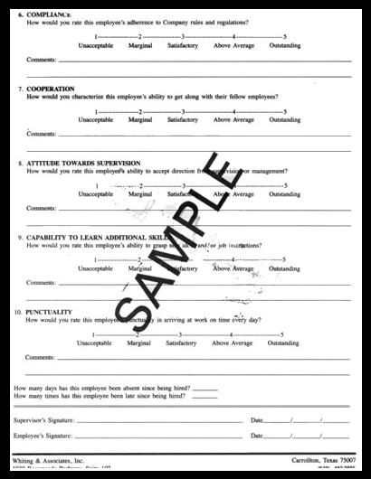 employee counseling forms